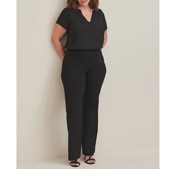 TORRID NWT GEORGETTE HI-LOW SHORT SLEEVE BLOUSE - Picture 2 of 6